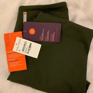 NWT Zella Olive green leggings, XS